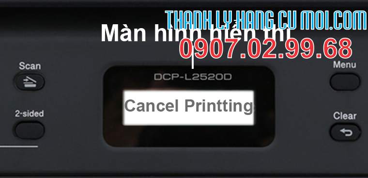 Màn hình báo lỗi Cancel Printting Màn hình báo lỗi Cancel Printting
