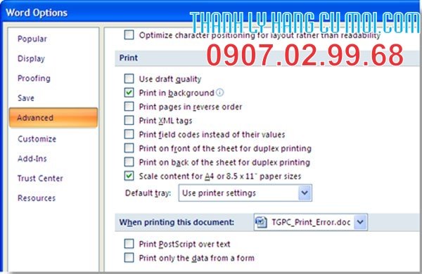 Tự sửa các lỗi đơn giản trên máy in