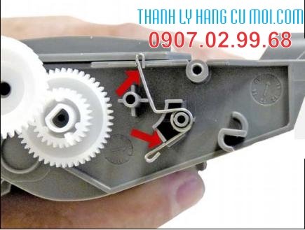 Sửa lỗi máy in Brother báo đèn vàng - Toner life end bước 1