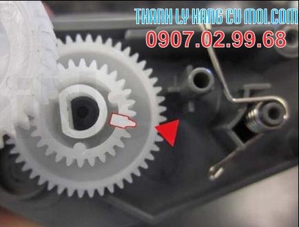 Sửa lỗi máy in Brother báo đèn vàng - Toner life end bước 2