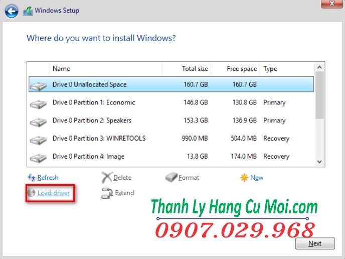 Lỗi cài Win 11 không thấy ổ cứng hình 5